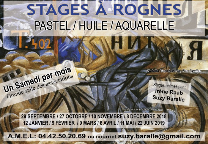 Stages AQUARELLE / PASTEL / HUILE